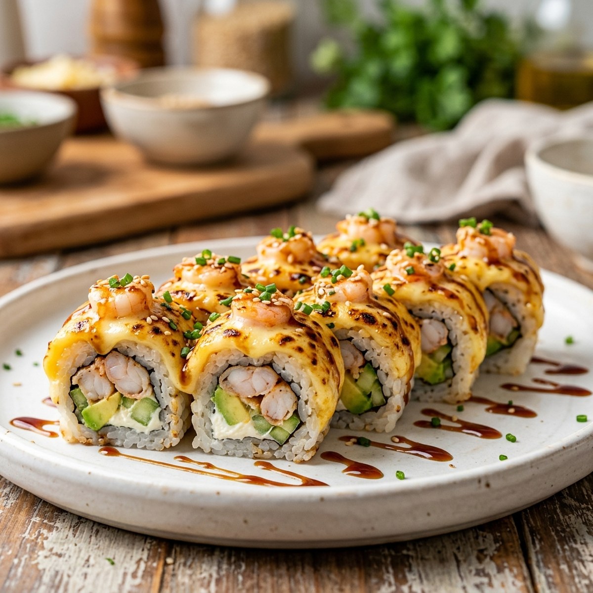 Marisma roll gratinado